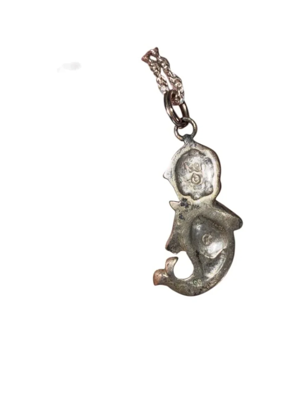 Silver‎ Baby Mermaid Necklace